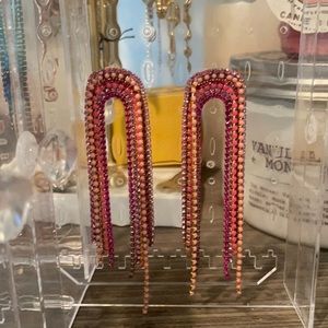 Hair Candy by again Pink Earrings